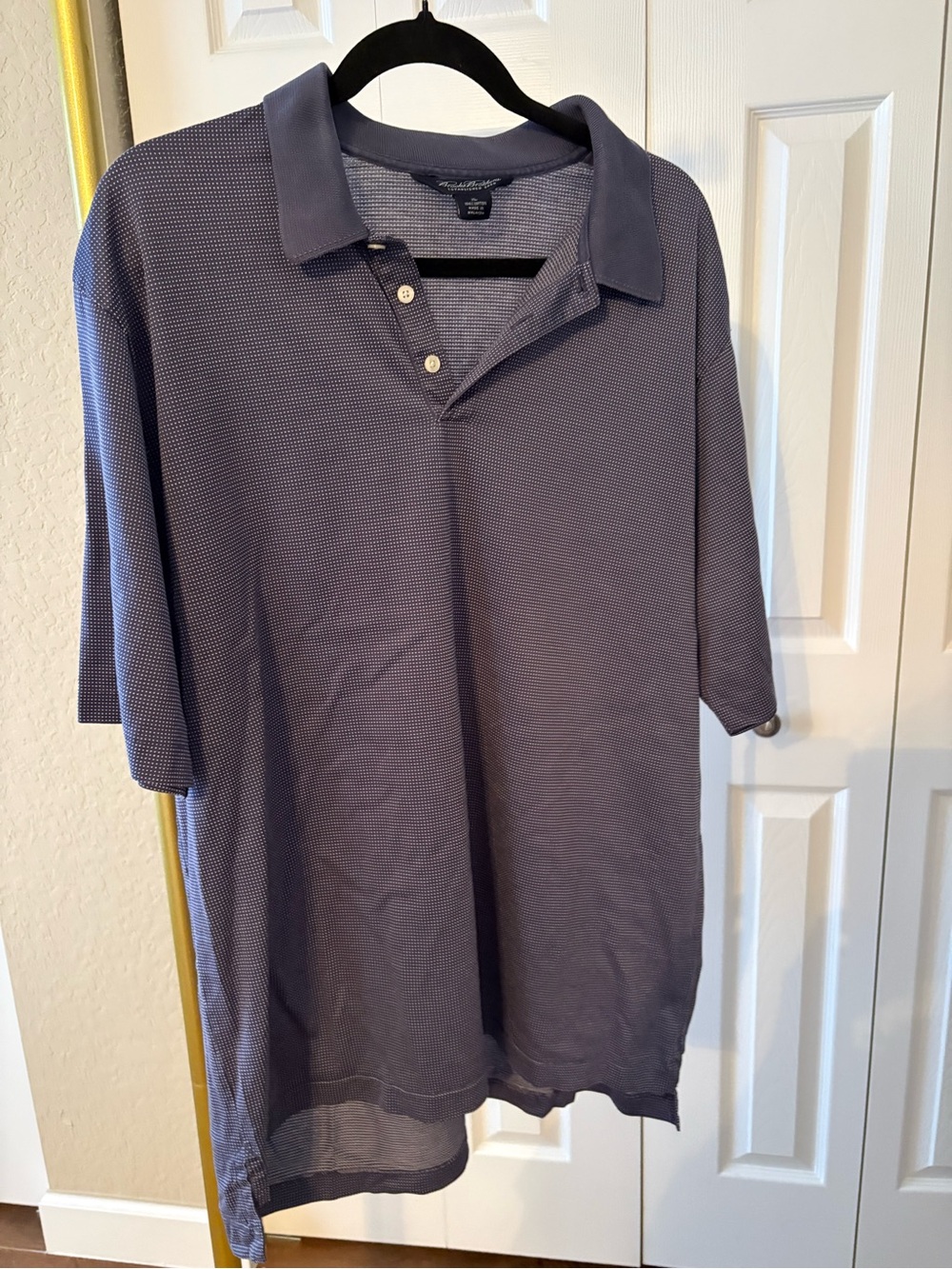 Brooks Brothers Men's Polo Shirt - Navy Blue Size XL